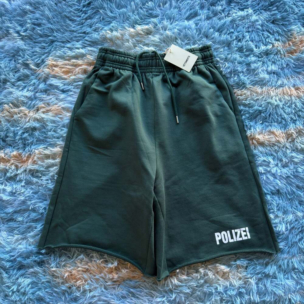 Vetements Polizei-Shorts Dark Green